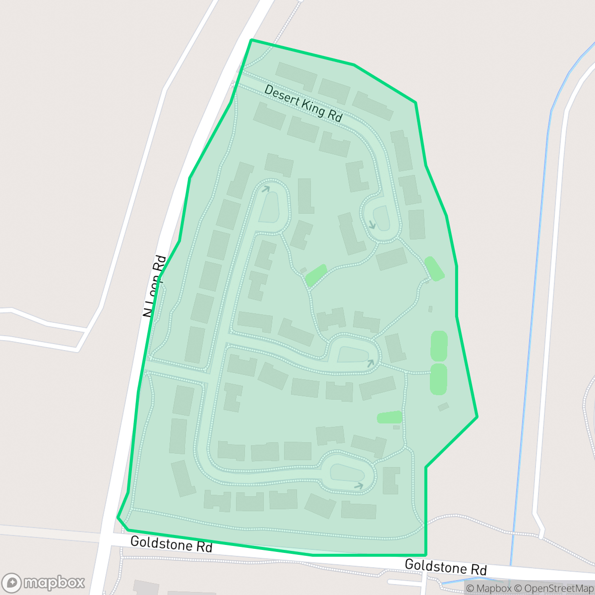 Map showing the location of Dove Gulch, Fort Irwin, CA