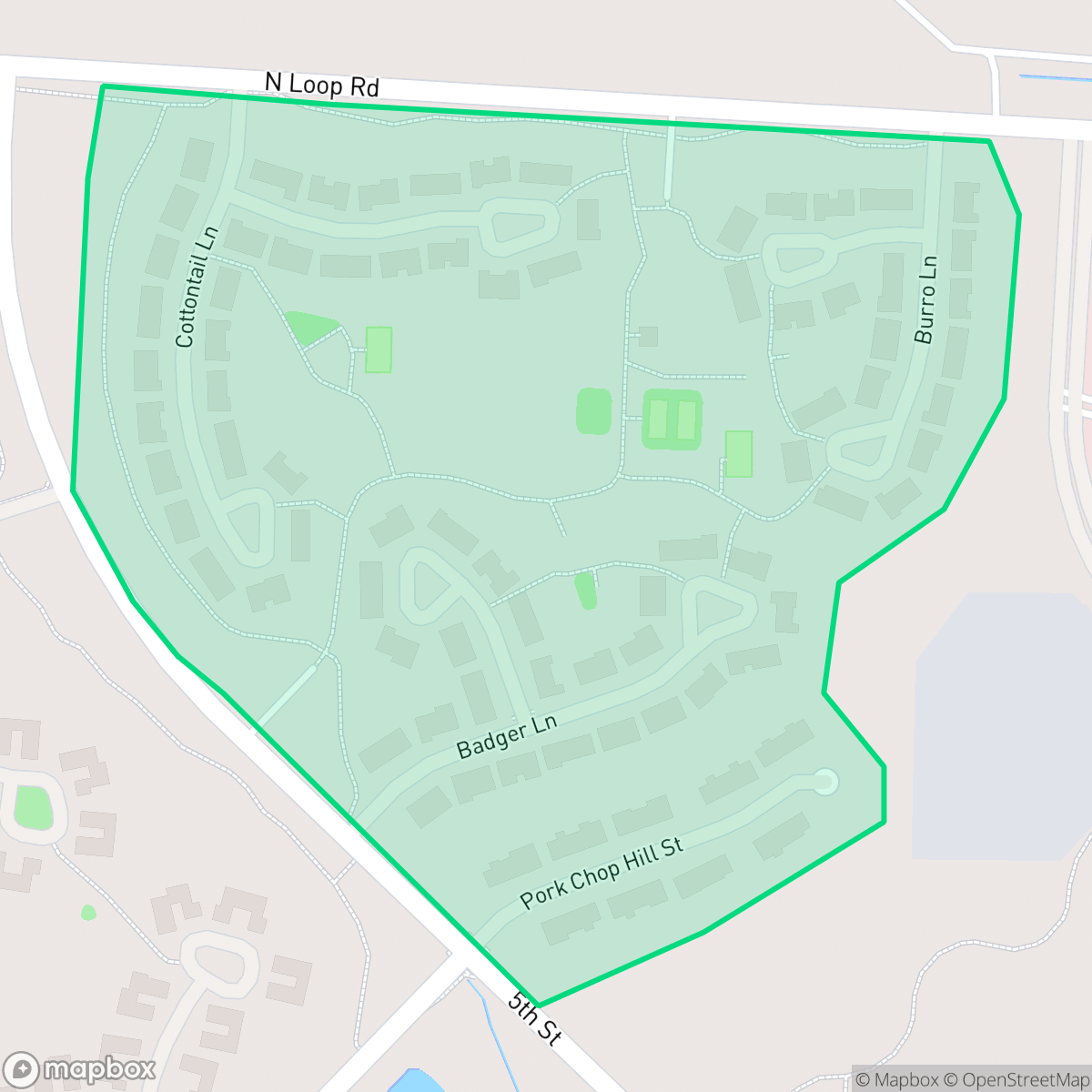 Map showing the location of Mojave Village, Fort Irwin, CA