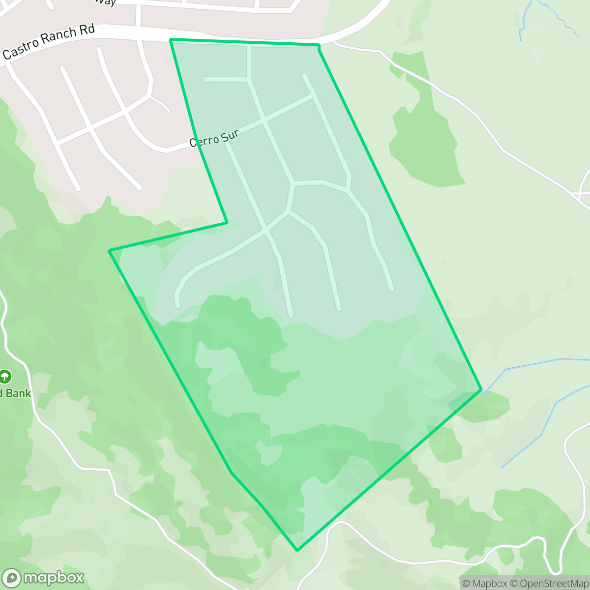 Map showing the location of Carriage Hills South, Richmond, CA