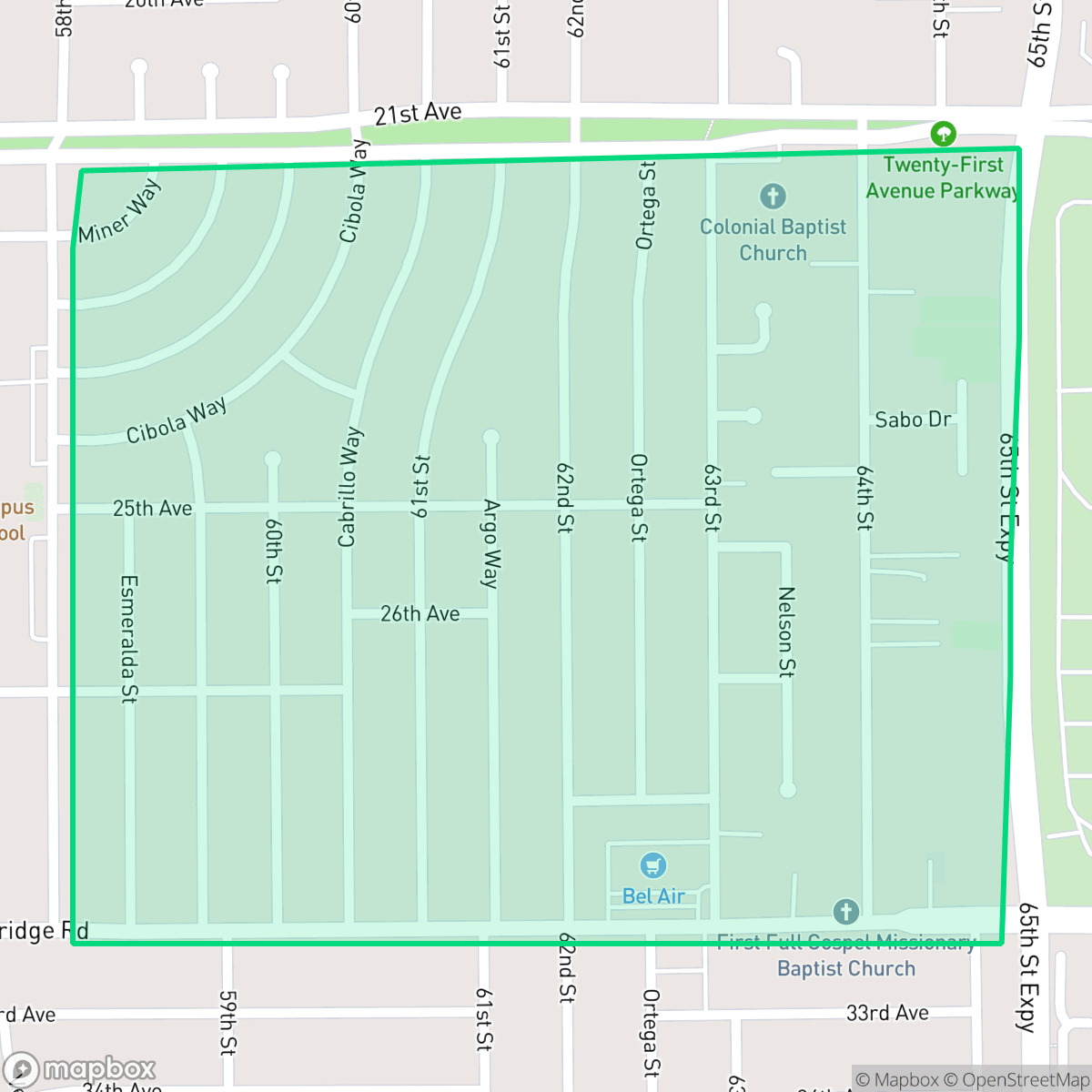 Map showing the location of Tallac Village, Sacramento, CA