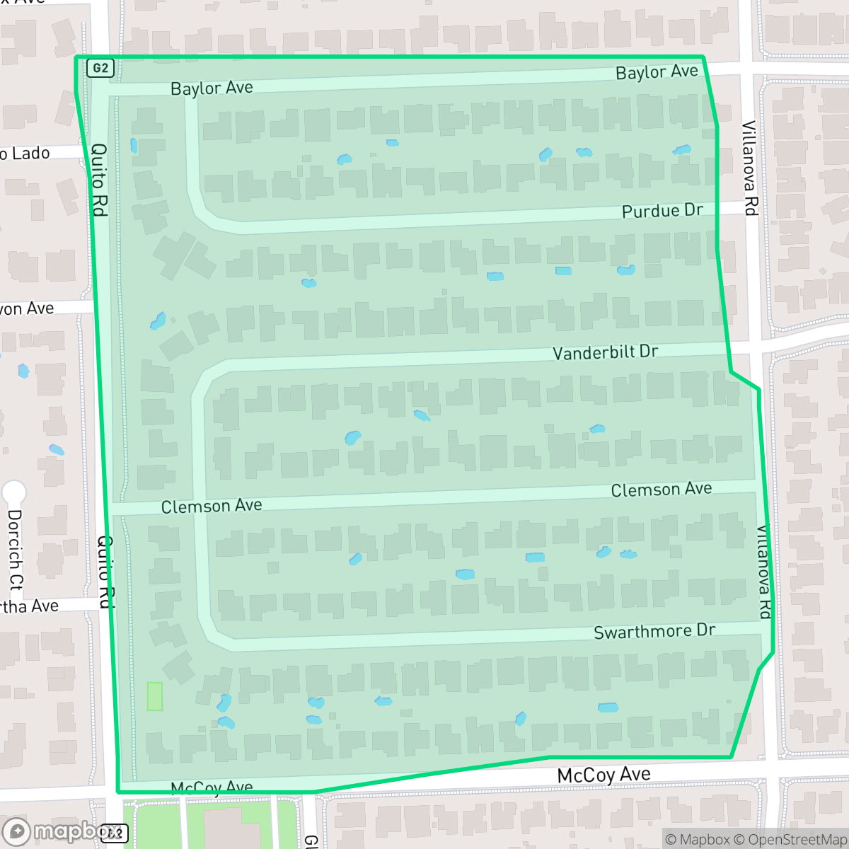Map showing the location of Sunland Park, Saratoga, CA