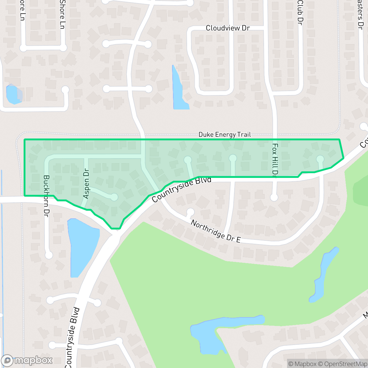 Map showing the location of Forest Run Homeowners Association, Clearwater, FL