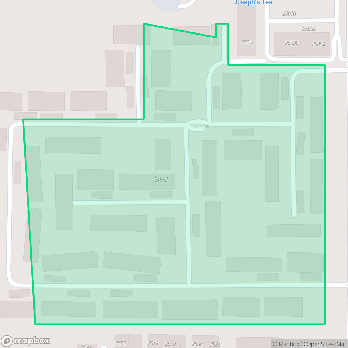 Map showing the location of Hillcrest Villas Condominium Association, Clearwater, FL