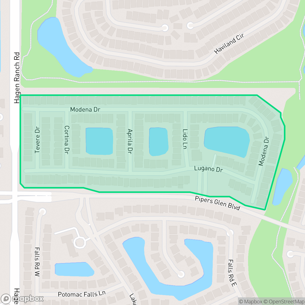Map showing the location of San Marco, Golf, FL