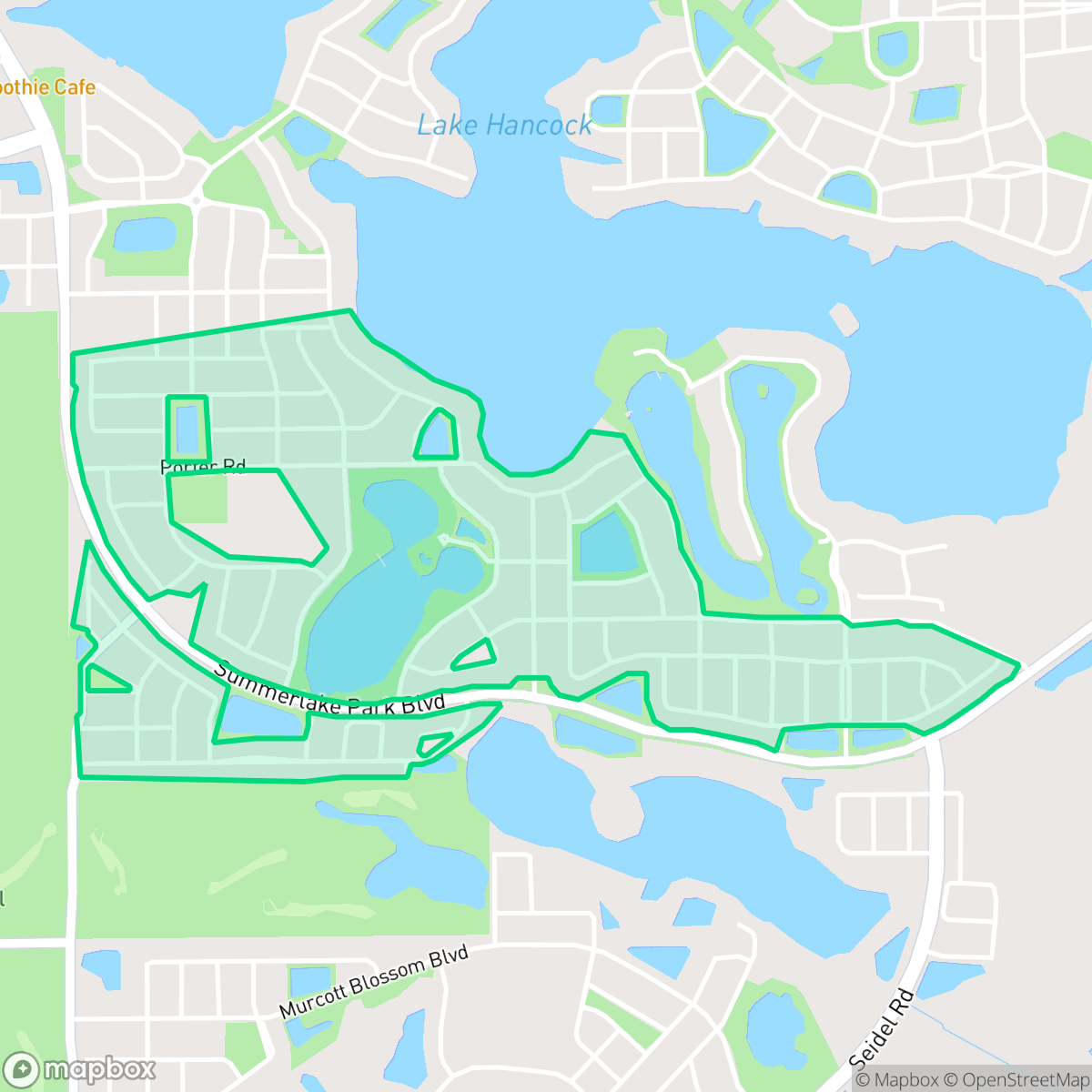 Map showing the location of Summerlake, Horizon West, FL