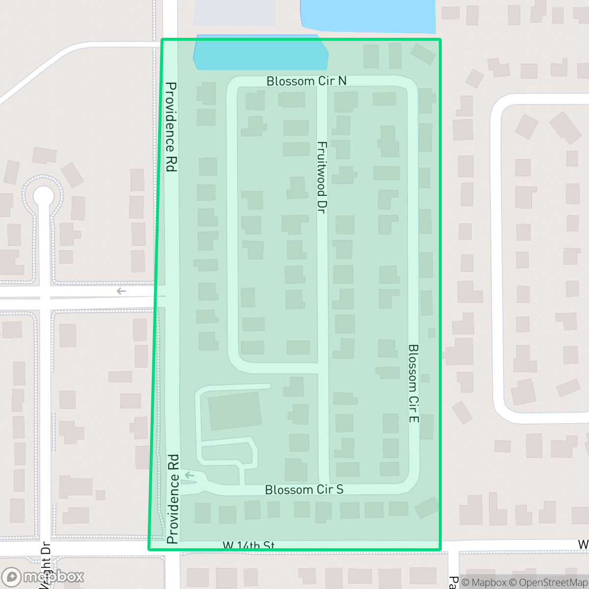 Map showing the location of Orangewood, Lakeland, FL