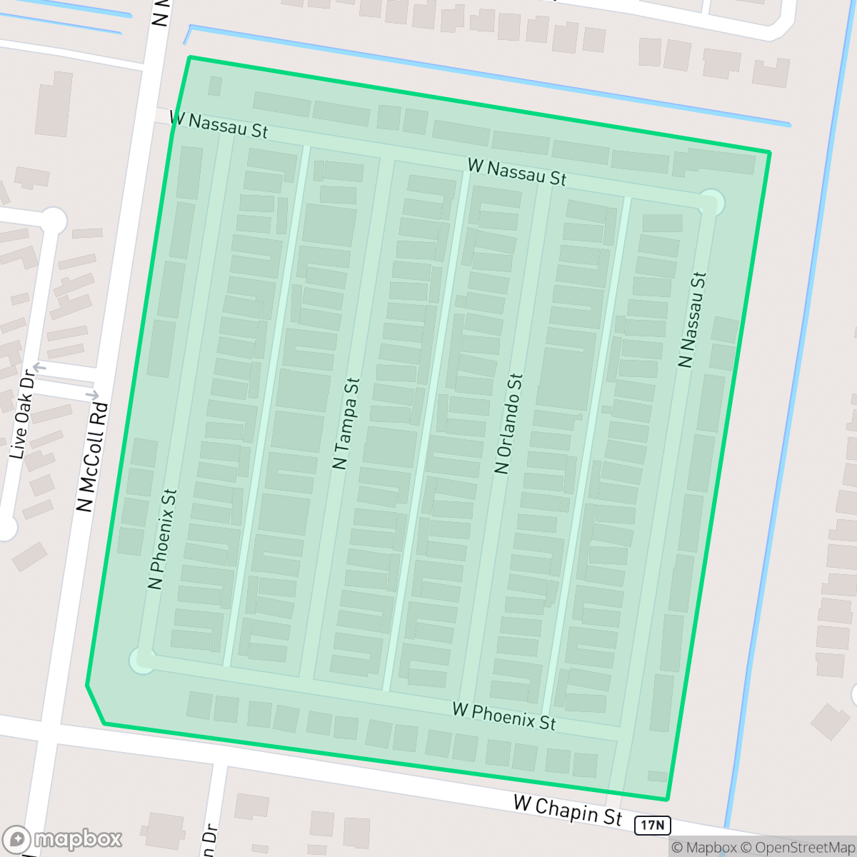 Map showing the location of Summerwinds Apartment Homes, Edinburg, TX