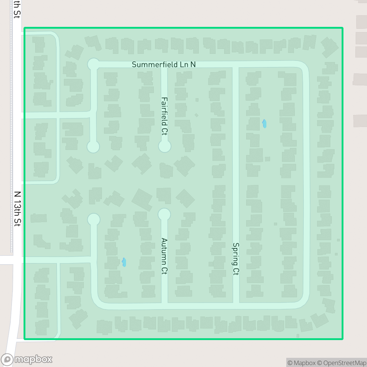 Map showing the location of Summerfield Estates, Harlingen, TX