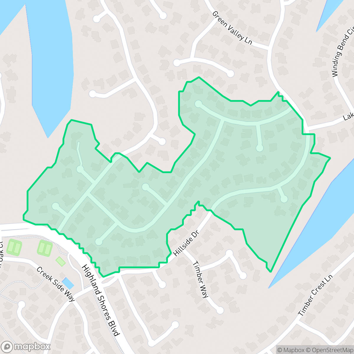 Map showing the location of Highland Shores 8-L, Highland Village, TX