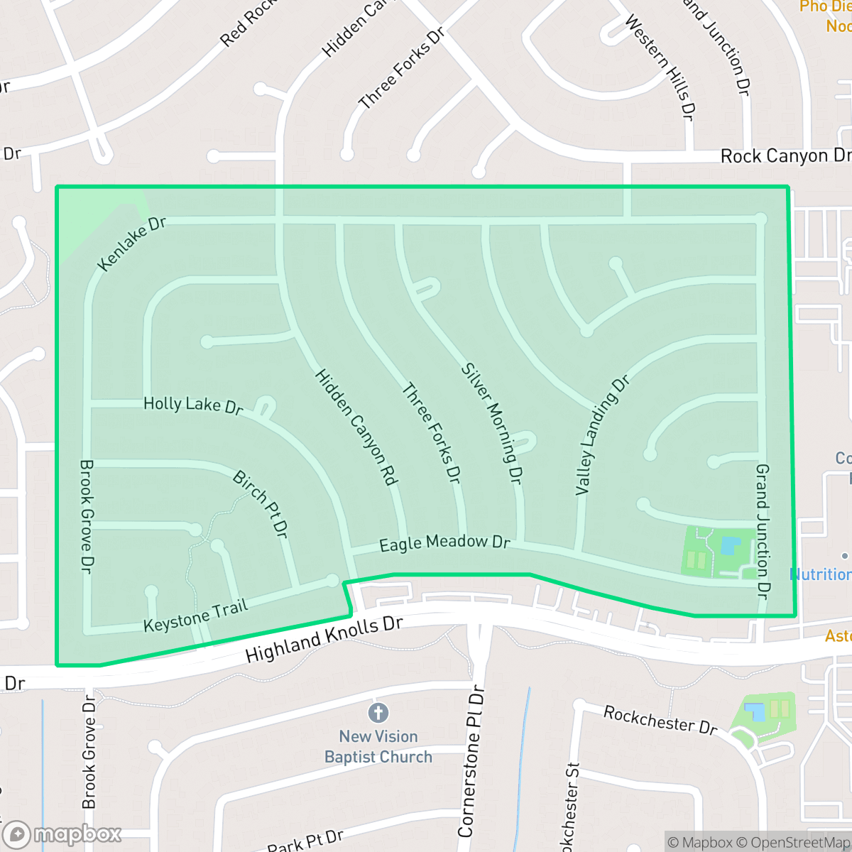 Map showing the location of Creekstone, Houston, TX