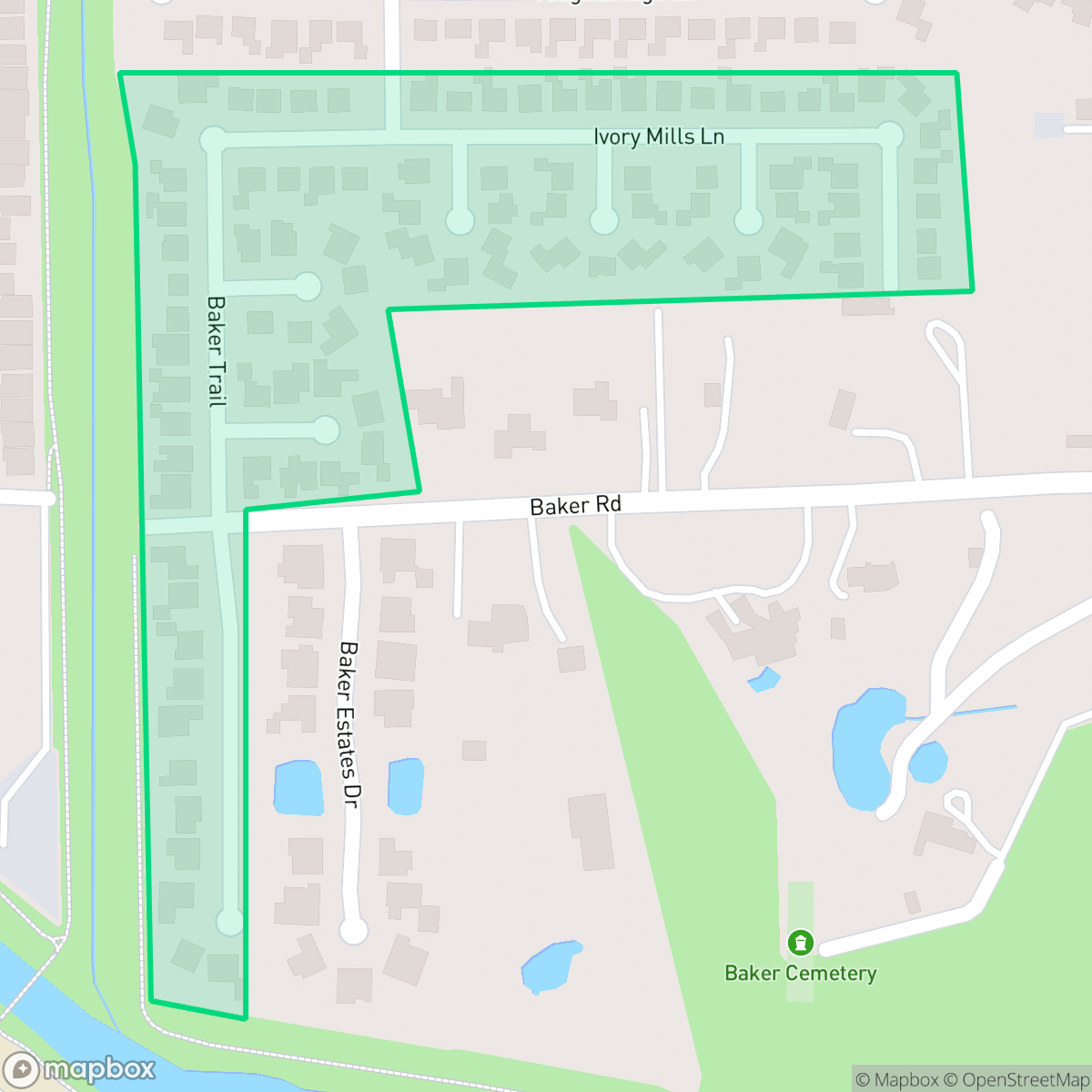 Map showing the location of Heatherwood, Houston, TX