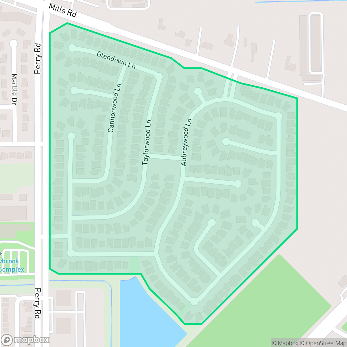 Map showing the location of Linnfield, Houston, TX