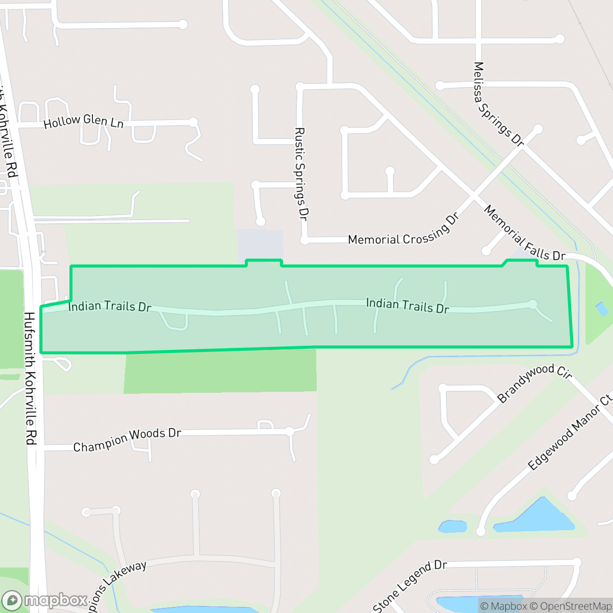 Map showing the location of Rodgers Subdivision, Houston, TX