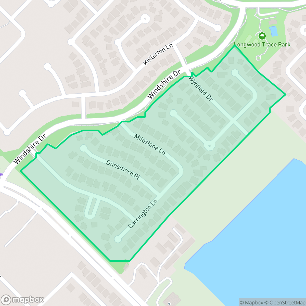 Map showing the location of Section 2, Houston, TX