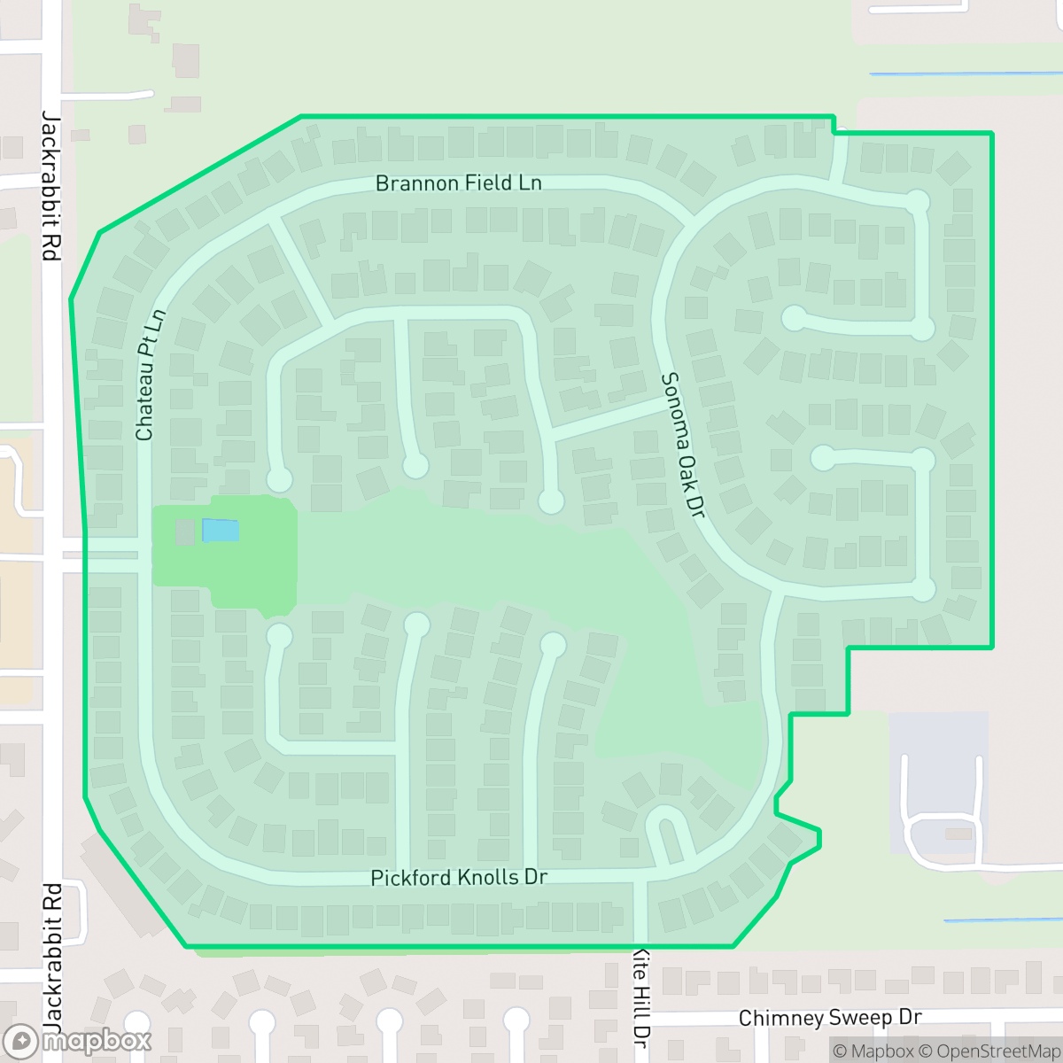 Map showing the location of Westbrook Lakes, Houston, TX