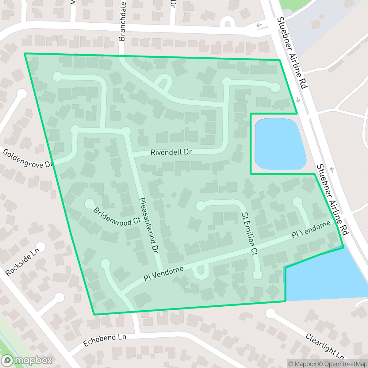 Map showing the location of Willowick Forest, Houston, TX
