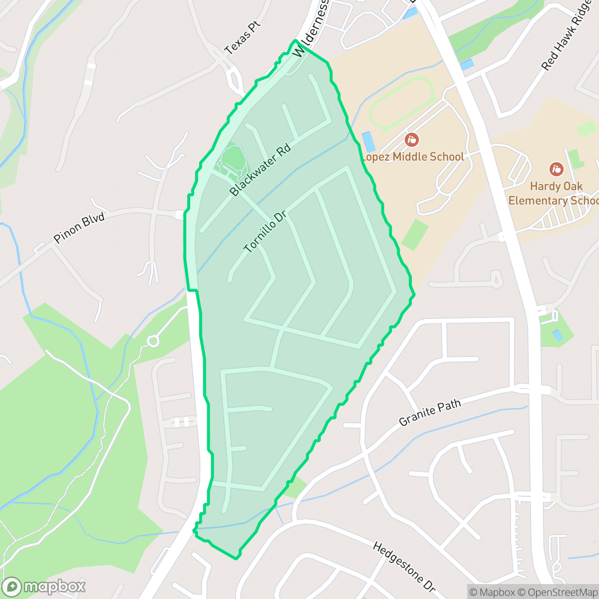 Map showing the location of San Antonio Remington Heights, San Antonio, TX