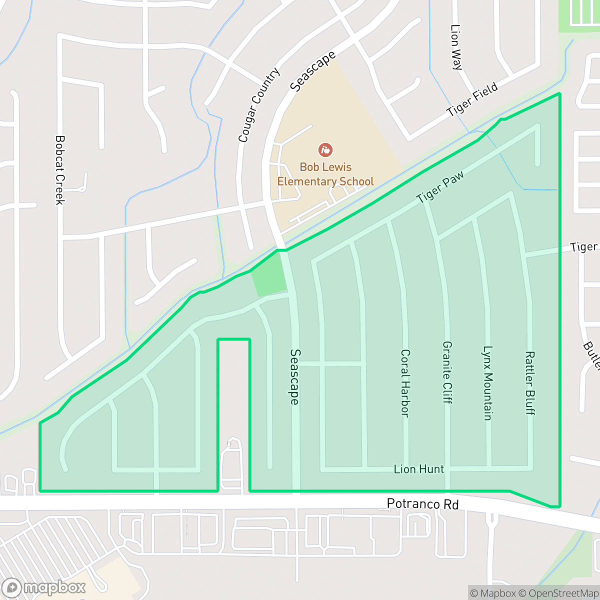 Map showing the location of Sierra Springs, San Antonio, TX