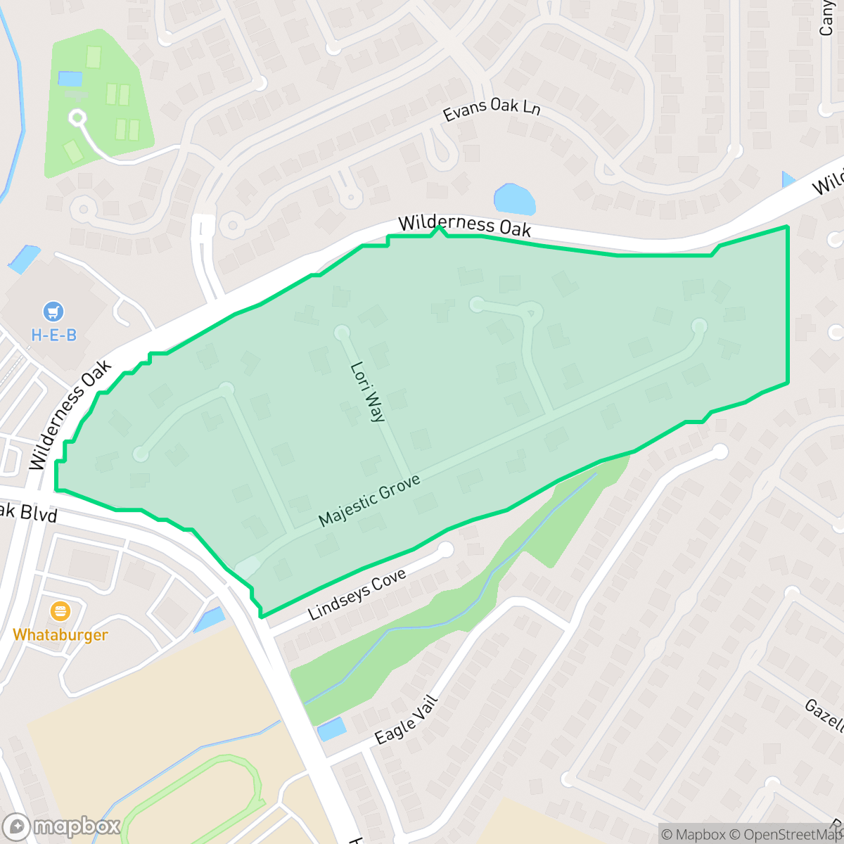 Map showing the location of The Heights at Stone Oak II, San Antonio, TX