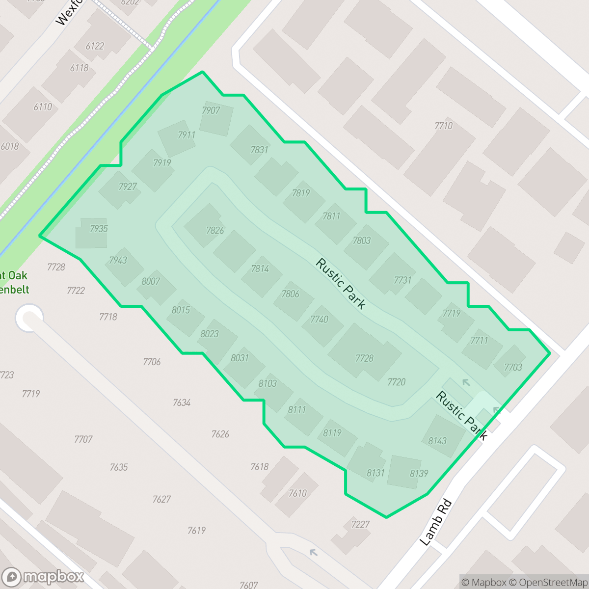Map showing the location of Village at Rustic Oaks, San Antonio, TX